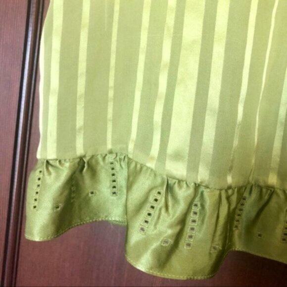 BCBGMaxAzria runway silk camisole green M - Picture 4 of 10